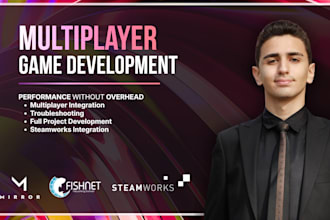 integrate multiplayer mirror, fishnet with steamworks sdk in unity