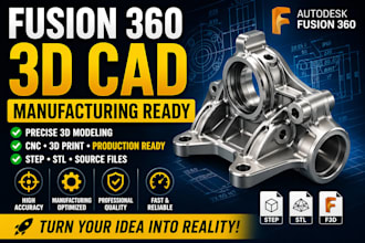 design manufacturing ready fusion 360 3d cad models