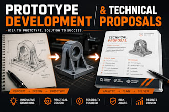 do prototype development and technical proposal writing for r and d projects