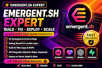 emergent sh expert emergent sh errors emergent apps build fix  base44 lovable