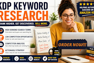 do amazon KDP keyword research for low competition niches