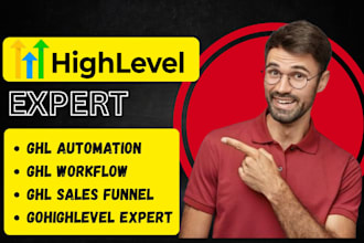 gohighlevel expert, setup gohighlevel automation and work flow, ghl sales funnel