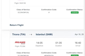 book airline tickets for your visa application