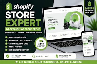 create a shopify dropshipping with cash on delivery