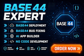 base44 deployment base44 bug fixing base44 expert ai app builder