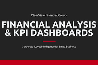 provide expert financial analysis and KPI reporting to help you grow