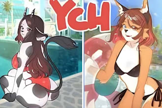do furry nsfw sfw fursona art character anime nsfw commission art illustration