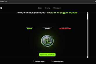 build a web3 landing page with wallet connect