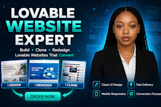 build lovable ai website, fix lovable ai, lovable website design, clone lovable
