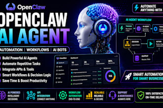 develop openclaw ai agent, automation bot, clawdbot, ai workflow, moltbot claude