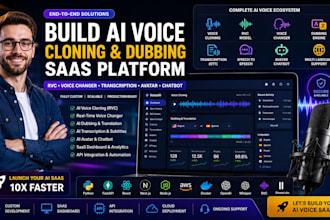 emotional ai voice changer dubbing transciber saas app, rvc clone avatar chatbot