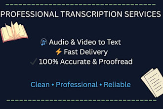 transcribe video and audio to text