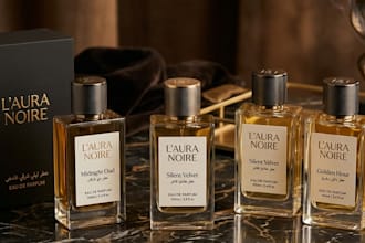 create a high end fragrance  premium perfume packaging design