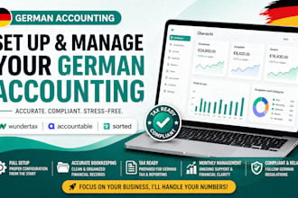 set up and manage your german accounting in wundertax, accountable or sorted