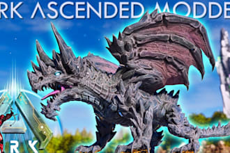 create custom ark survival ascended mods, skyrim, arc raider, fallout 4,