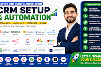 hubspot crm pipedrive freshsales nethunt apptivo agile n8n click up monday zoho