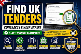 find UK tenders on contracts finder and assess your eligibility
