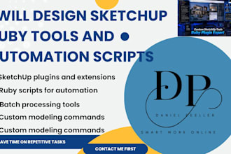 design sketchup ruby tools and automation scripts