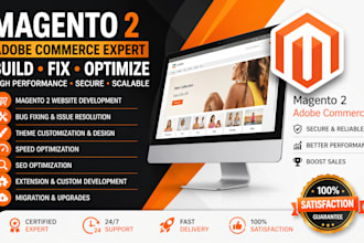 build fix and optimize magento 2 adobe commerce website