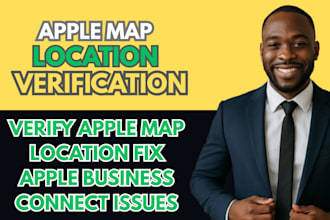 verify apple map location and fix apple business connect issues