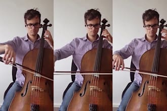 improvise cinematic violin, fiddle, cello world strings for your music