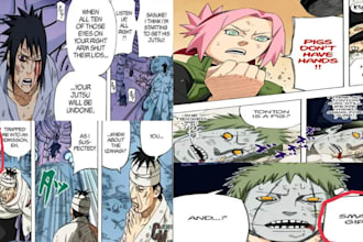 manga comic book illustration, manga comic art webtoon anime manga artist manga