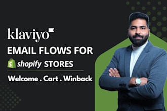 set up klaviyo email flows for shopify stores