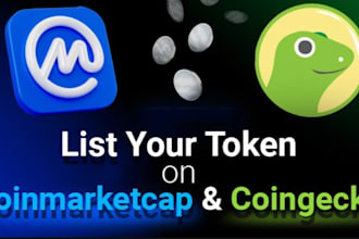 help you submit your crypto token, coin for exchange listing approval