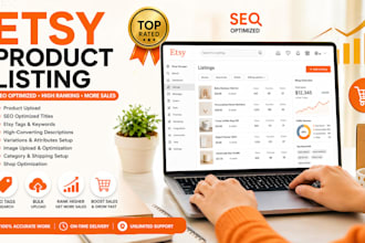 do etsy product listing, etsy SEO , etsy product upload etsy shop optimization