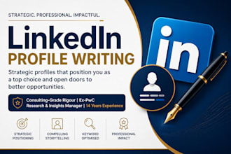 do linkedin profile optimization for professionals