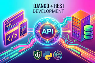 develop webapps backend frontend full stack apps using django and rest framework
