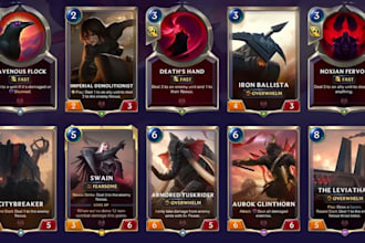 card game trading card game design, board game art playing card for steam games