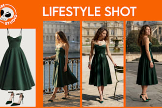create a highend ai fashion models with your clothing brand