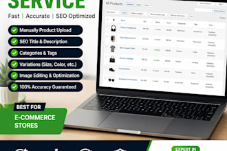 do product upload and listing
