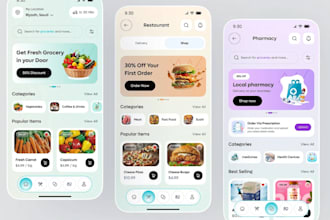 build food delivery, grocery, pharmacy ondemand app in flutter