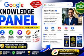 help you build authority for google knowledge panel for person and business