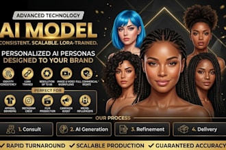 create realistic ai influencer train custom ai model for consistent character