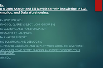 write sql queries, fix errors and do data analysis