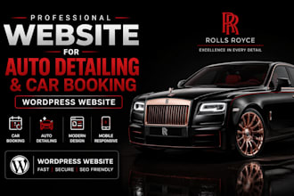design car wash website car detailing cleaning  website car wash leads