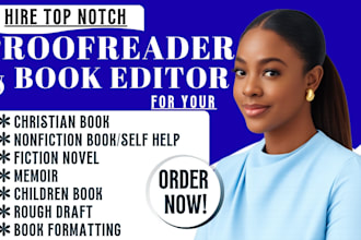 proofread christian book, romance, fiction novel, nonfiction manuscript