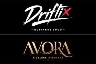 design edit and enhance custom typography logo