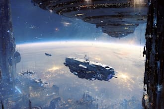 concept art for science fiction