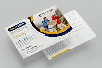 create a flyer design, print ad design or poster design