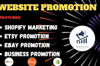 promote your website shopify ecommerce wix etsy amazon to reach organic traffic