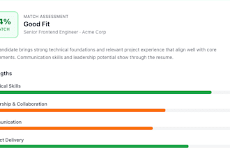 analyze your resume against a job description deliver a custom match report