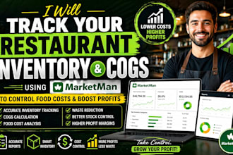 track restaurant inventory and cogs using marketman to control food costs