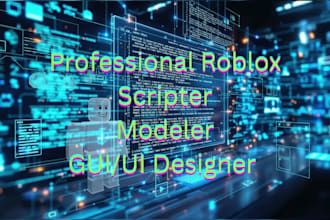 create roblox scripting, lua scripts, game systems and full game development
