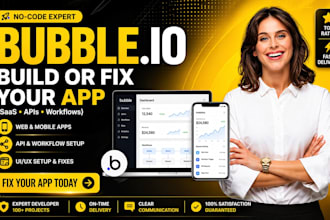 build bubble io web app bubble io website bubble io mvp bubble io expert