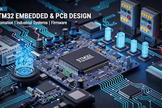 design embedded stm32, industrial pcb and automation systems