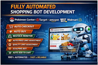 auto purchase bot, pokemon bot, target bot, auto buying bot, lazada bot